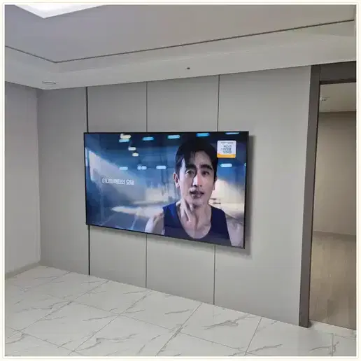 양주옥정 유림노르웨이숲 벽걸이TV 설치 예시 이미지 · 사진 1