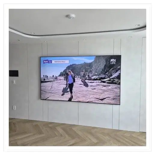 양주회천2차 대광로제비앙 센트럴 벽걸이TV 설치 예시 이미지 · 사진 1