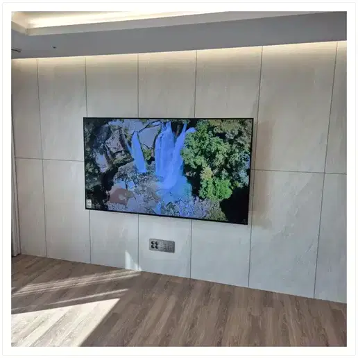 e편한세상 지축 센텀가든 벽걸이TV 설치 예시 이미지 · 사진 1