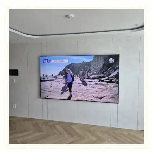 양주옥정신도시 대방노블랜드 더시그니처 벽걸이TV 설치 예시 이미지 · 사진 1