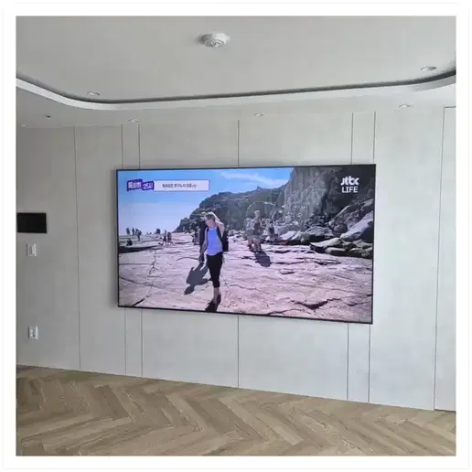 다산 신안인스빌 퍼스트포레 벽걸이TV 설치 예시 이미지 · 사진 1