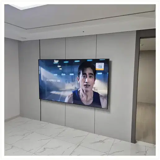 동탄 금호어울림 레이크 2차 벽걸이TV 설치 예시 이미지 · 사진 1
