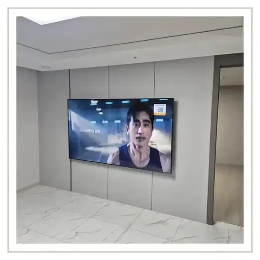 시흥장현 LH19단지 벽걸이TV 설치 예시 이미지 · 사진 1