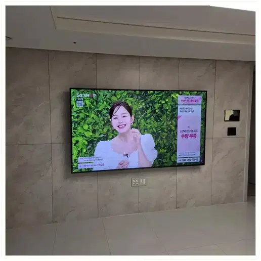 의정부 고산 쌍용더플래티넘 NHF 벽걸이TV 설치 예시 이미지 · 사진 1