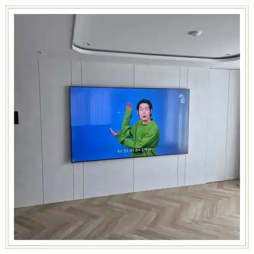 광교 풍경채 어바니티 벽걸이TV 설치 예시 이미지 · 사진 1