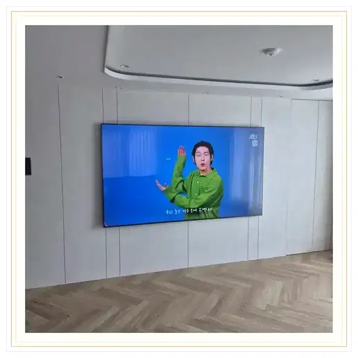 e편한세상 동탄호수 벽걸이TV 설치 예시 이미지 · 사진 1