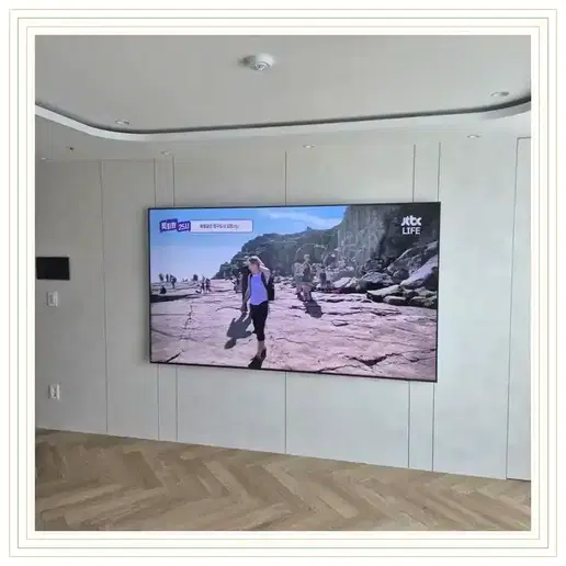 힐스테이트 비산파크뷰 벽걸이TV 설치 예시 이미지 · 사진 1