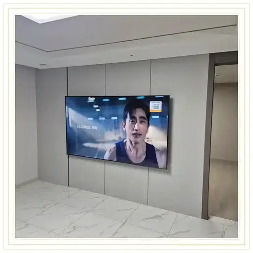 판교밸리 제일풍경채 벽걸이TV 설치 예시 이미지 · 사진 1