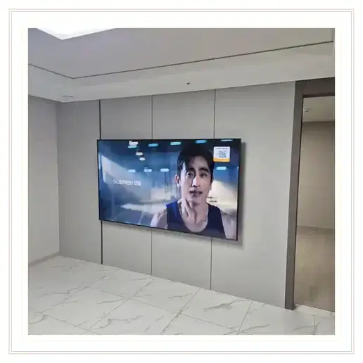 부천옥길 LH8단지 벽걸이TV 설치 예시 이미지 · 사진 1