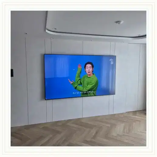 부천 성진힐스 벽걸이TV 설치 예시 이미지 · 사진 1